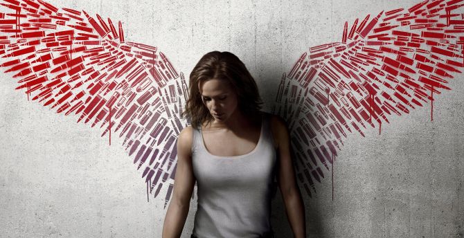 Peppermint, Jennifer Garner, 2018 movie, poster wallpaper