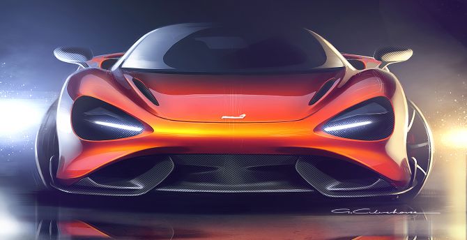 Front-view, McLaren 765LT, 2020 wallpaper