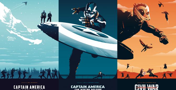 Movie, collage, Captain America, art wallpaper