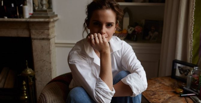 Emma Watson, beautiful, english actress wallpaper
