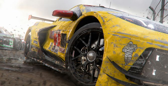 Forza Motorsport, game, yellow car wallpaper