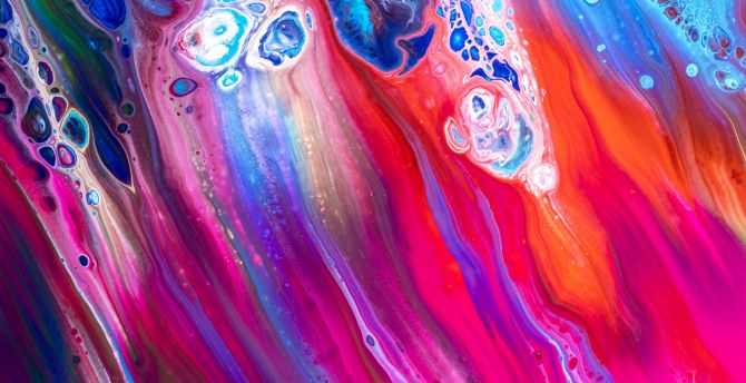 Colorful, spots, texture, abstract art wallpaper