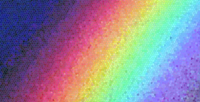 Rainbow, mosaic, texture wallpaper