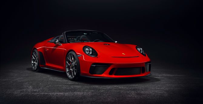Porsche 911 speedster concept II, sports car, 2018 wallpaper