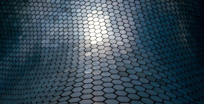 Surface, texture, hexagonal wallpaper