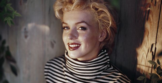 Marilyn Monroe, actress, smile wallpaper