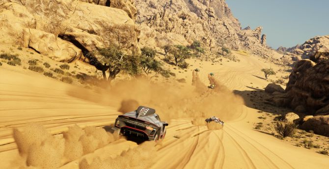 Dakar Desert Rally, racing online game, gameshot, cars wallpaper
