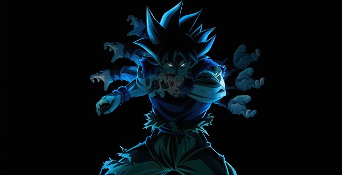 Son Goku, Dragon Ball Super, ultra instinct, multiple hands wallpaper