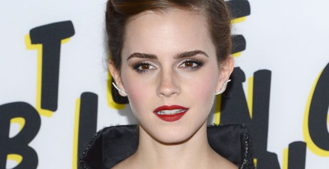 Emma Watson, beautiful eyes, makeup wallpaper