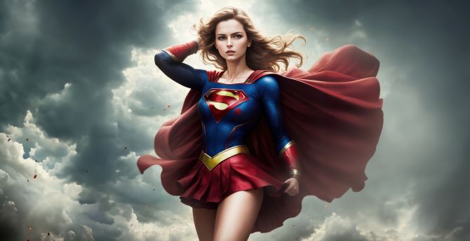 Hot Supergirl, 2023 wallpaper