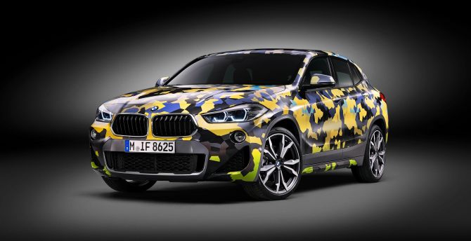 2018 BMW x2 Digital Camo, concept car wallpaper