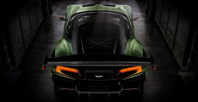 Rear, Aston martin Vulcan, super-car wallpaper