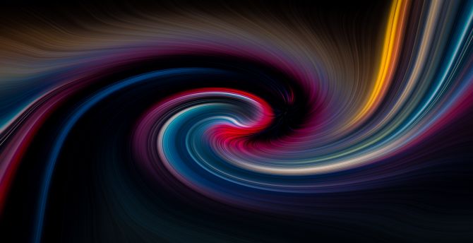 Abstract, spirals pattern, multi-colored lines wallpaper