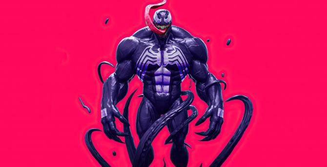 Venom, 2020, parasite, art wallpaper