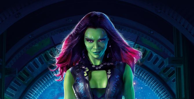 Gamora, Guardians of the Galaxy wallpaper