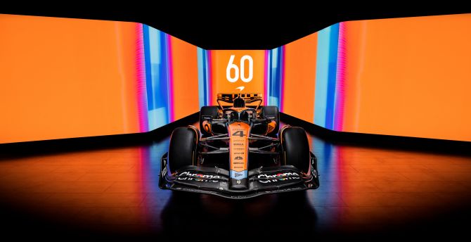2023 McLaren MCL60, formula one car, sports wallpaper