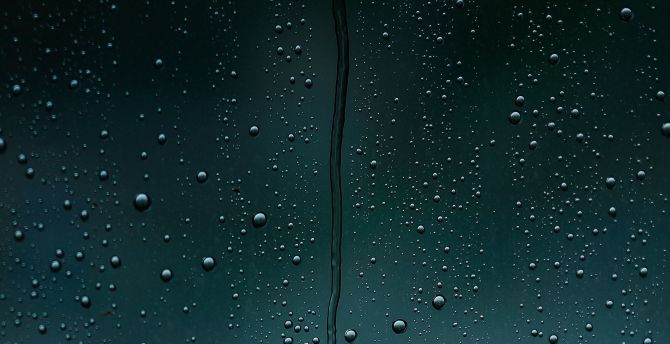 Droplets, glass window, surface wallpaper
