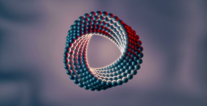 Balls ring, structure, abstract wallpaper