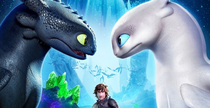 How to Train Your Dragon: The Hidden World, 2019, movie, animation, dragons wallpaper
