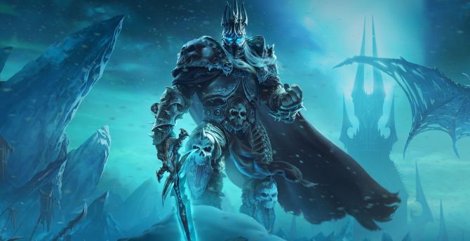 Dark King, World of Warcraft: Wrath of the Lich King, online game wallpaper