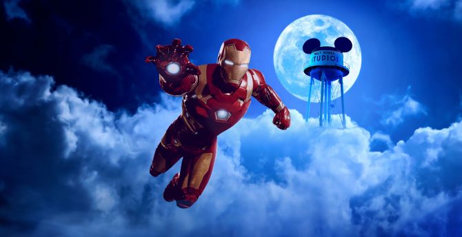 Avengers: Age of Ultron, iron man, flight, clouds wallpaper