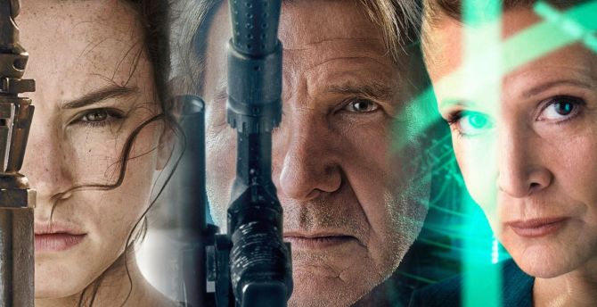 Star Wars: The Force Awakens, movie, celebrity, cast wallpaper