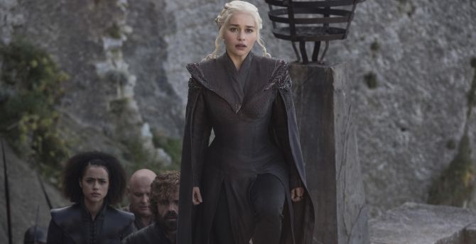 Daenerys Targaryen, Game of Thrones, tv show, 2017 wallpaper