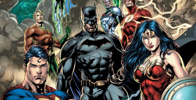 Justice league, dc comics, all heroes wallpaper