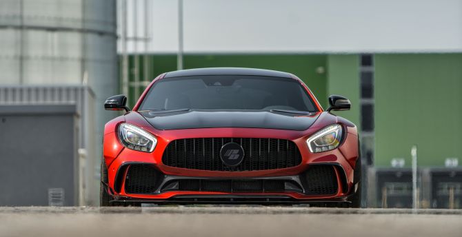 Front view, Prior Design, Mercedes-AMG GT S PD700GTR, 2018 wallpaper
