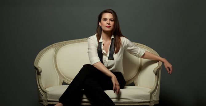Lead actress, Hayley Atwell, TV show, Conviction wallpaper