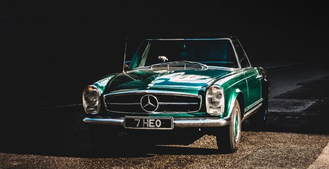 Retro, classic, Mercedes-Benz, car wallpaper