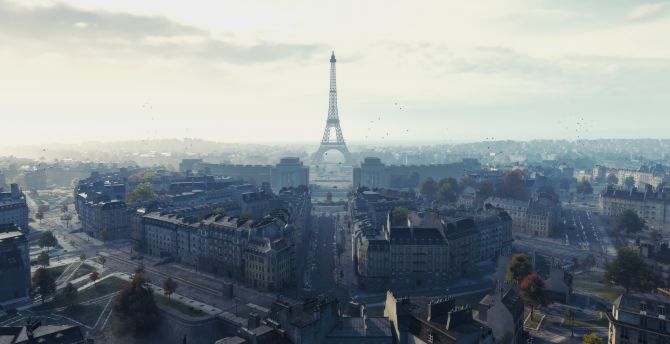 Paris, city, world of tanks, video game, Eiffel Tower wallpaper