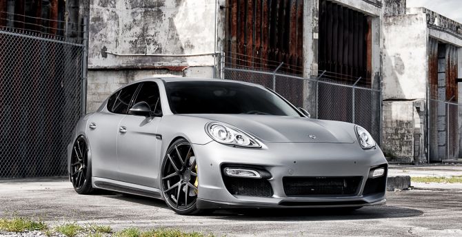 Silver, sports car, Porsche wallpaper