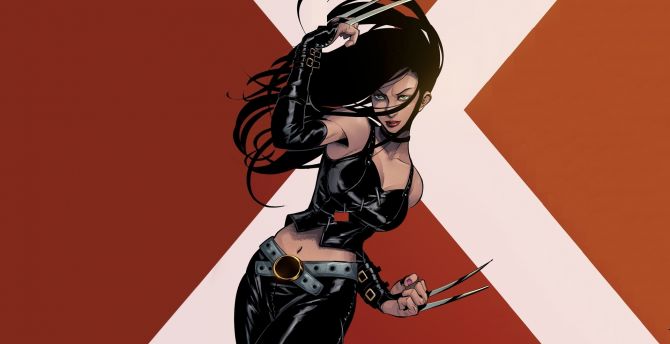 X-23, superhero, wolverine, x-men, marvel comics wallpaper