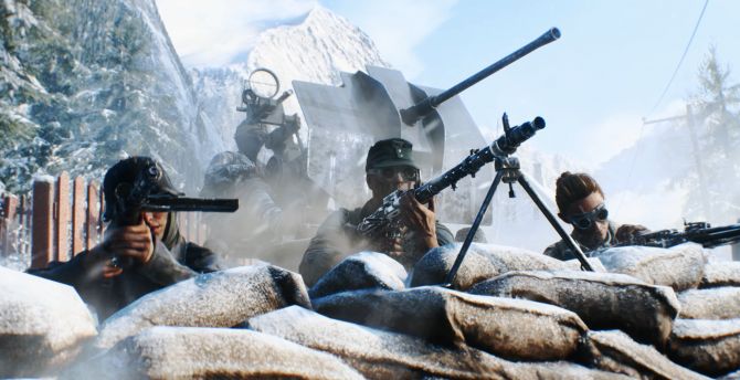Battlefield 5, soldiers, 2018 wallpaper