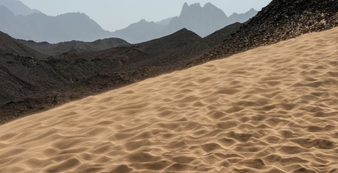 Desert, sand, landscape wallpaper