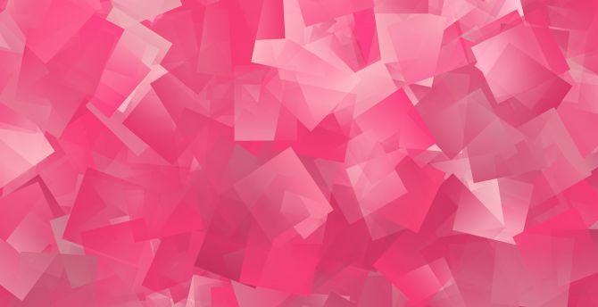 Abstract, pink squares, pattern wallpaper