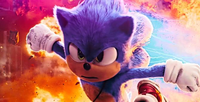 Movie, run, Sonic The Hedgehog, 2020 wallpaper