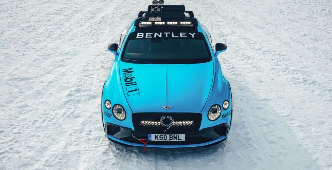 Bentley Continental GT Ice Race, 2020 car wallpaper