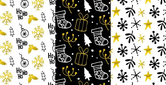 Pattern, artwork, Christmas, holiday wallpaper