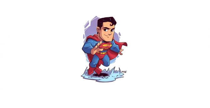 Hunk, superman, minimal, at wallpaper