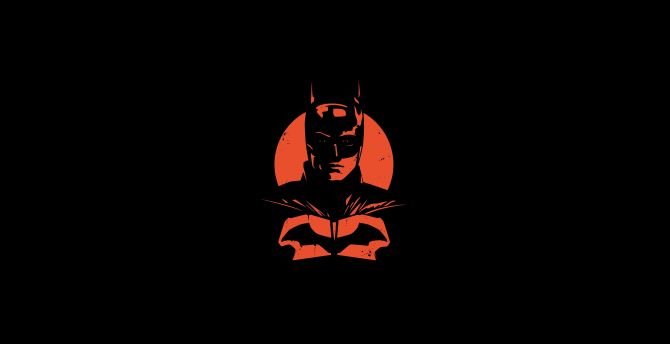 The Batman, 2021 movie, dark & minimal wallpaper