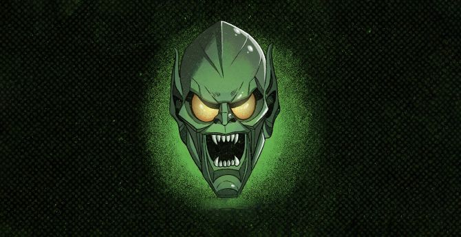 Sinister Green Goblin, helmet, marvel villain, 2022 wallpaper