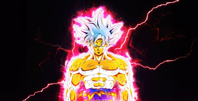 Goku, Dragon Ball, Ultra Instinct Power anime, 24 wallpaper