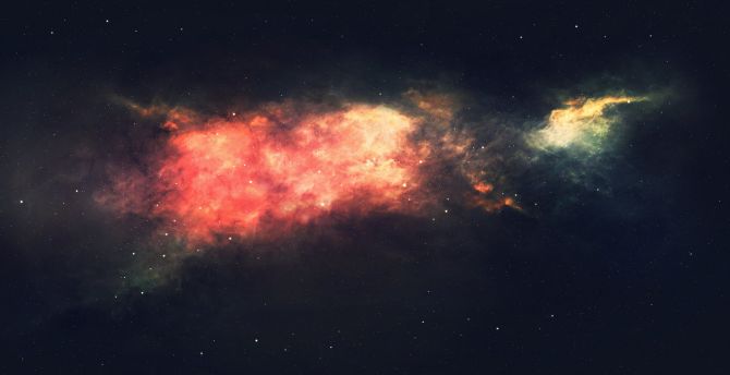 Stars, space, galaxy, dark, milky way wallpaper