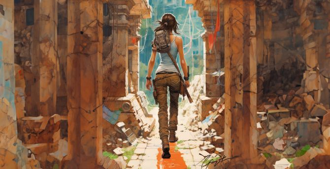 Uncharted: Legacy of Thieves Collection, Lara Croft, new adventure game wallpaper