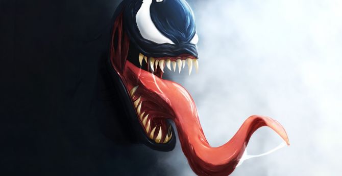 Creepy, venom, muzzle wallpaper