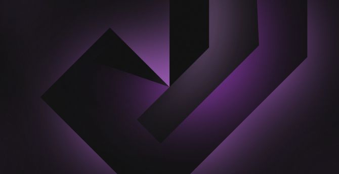 Desktop wallpaper purple, stripes, dark, abstract, hd image, picture ...