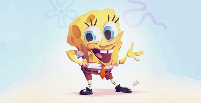 SpongeBob SquarePants, fan art wallpaper