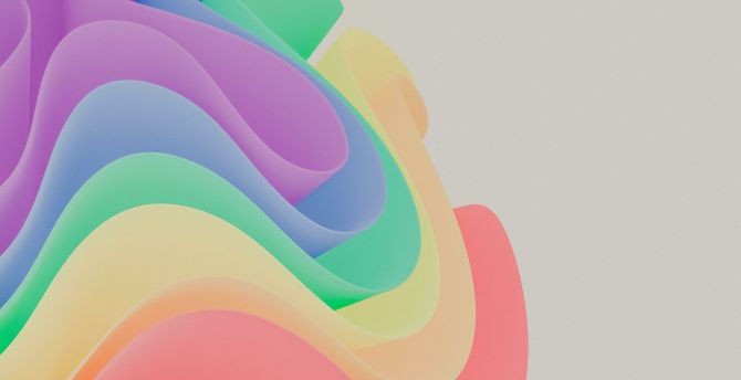 Colorful, pattern, curves wallpaper